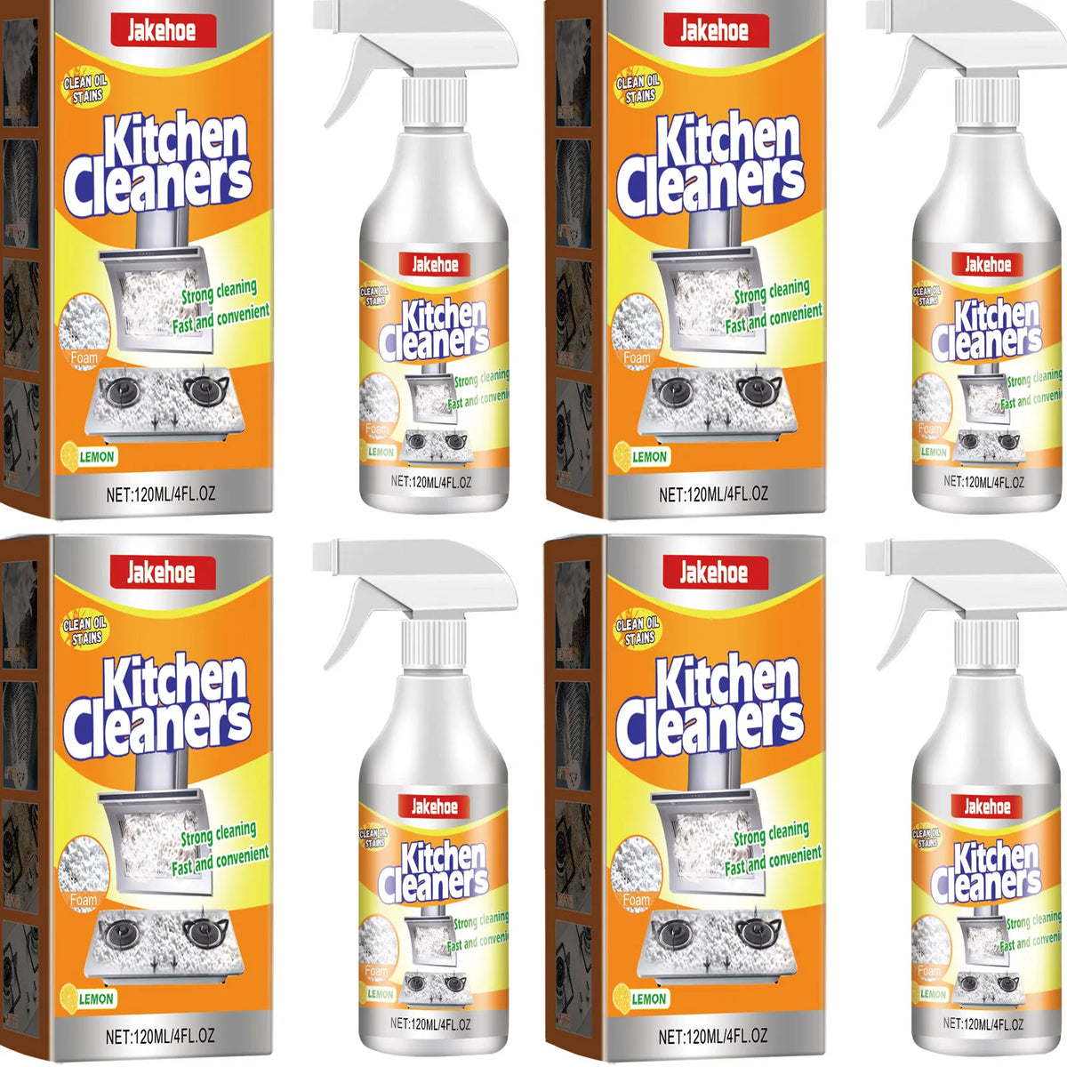 Foam Cleaner Powerful Dissolving Removing Stubborn Oil Stains