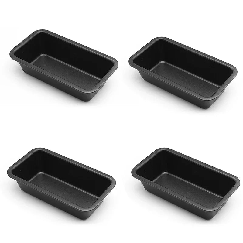 4/6pcs Mini Bread Mold Carbon Steel Nonstick Cake