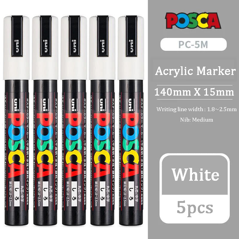 Uni Posca Full Marker Pen Storage Bag Pc-1m
