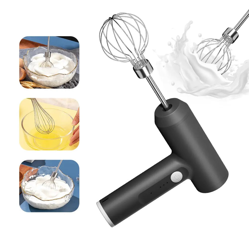 Wireless Electric Food Mixer Speeds Egg Beater Baking