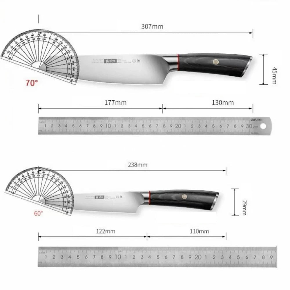 Professional Chef Knife Stainless Steel Meat Cleaver Fruit