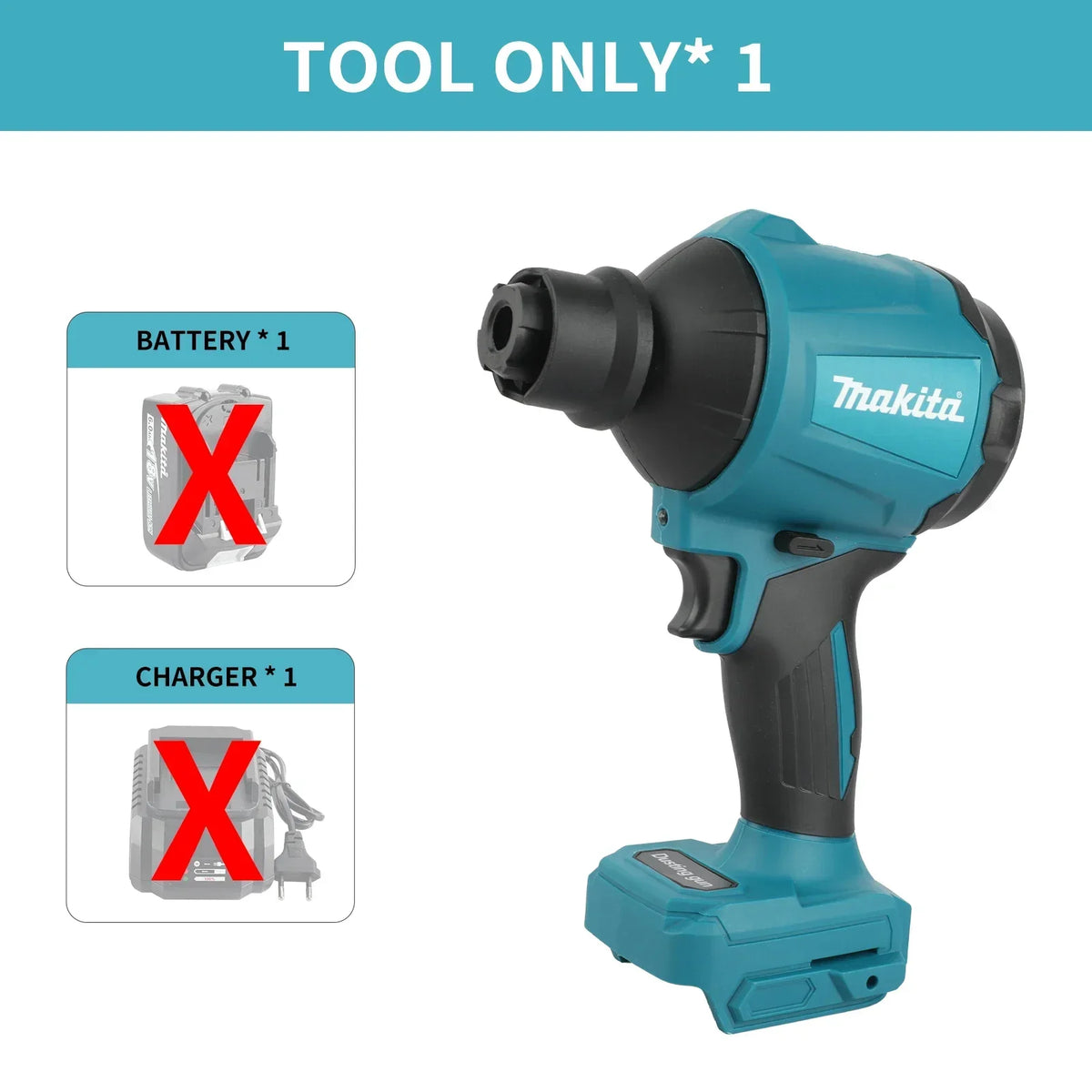 Makita Das180z 18v Lxt Cordless Air Blower Brushless