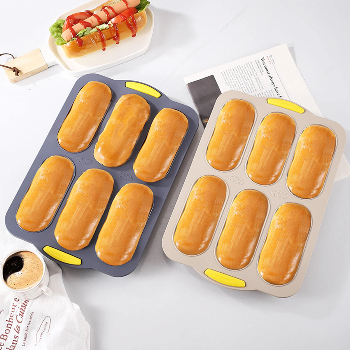 Cavity Silicone Bread Loaf Pan Dog Bread Cake
