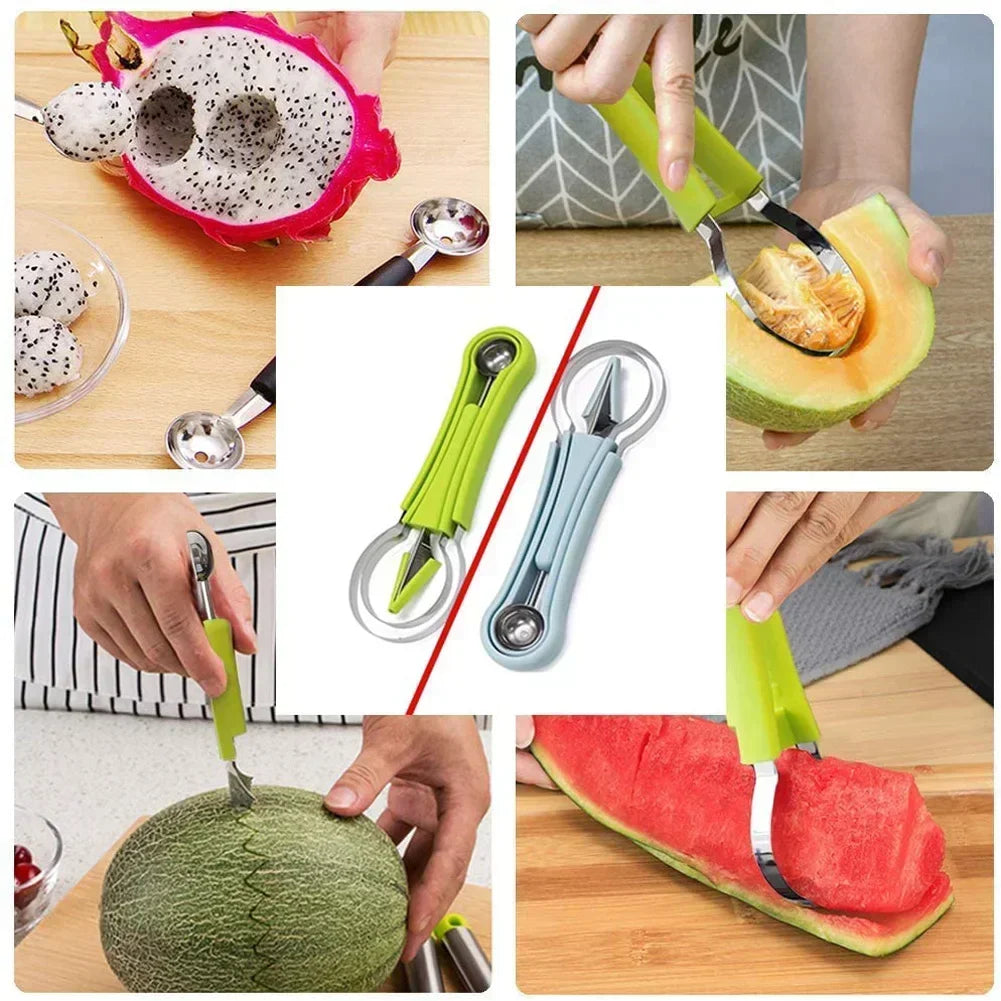 In Melon Cutter Scoop Fruit Carving Knife Fruit
