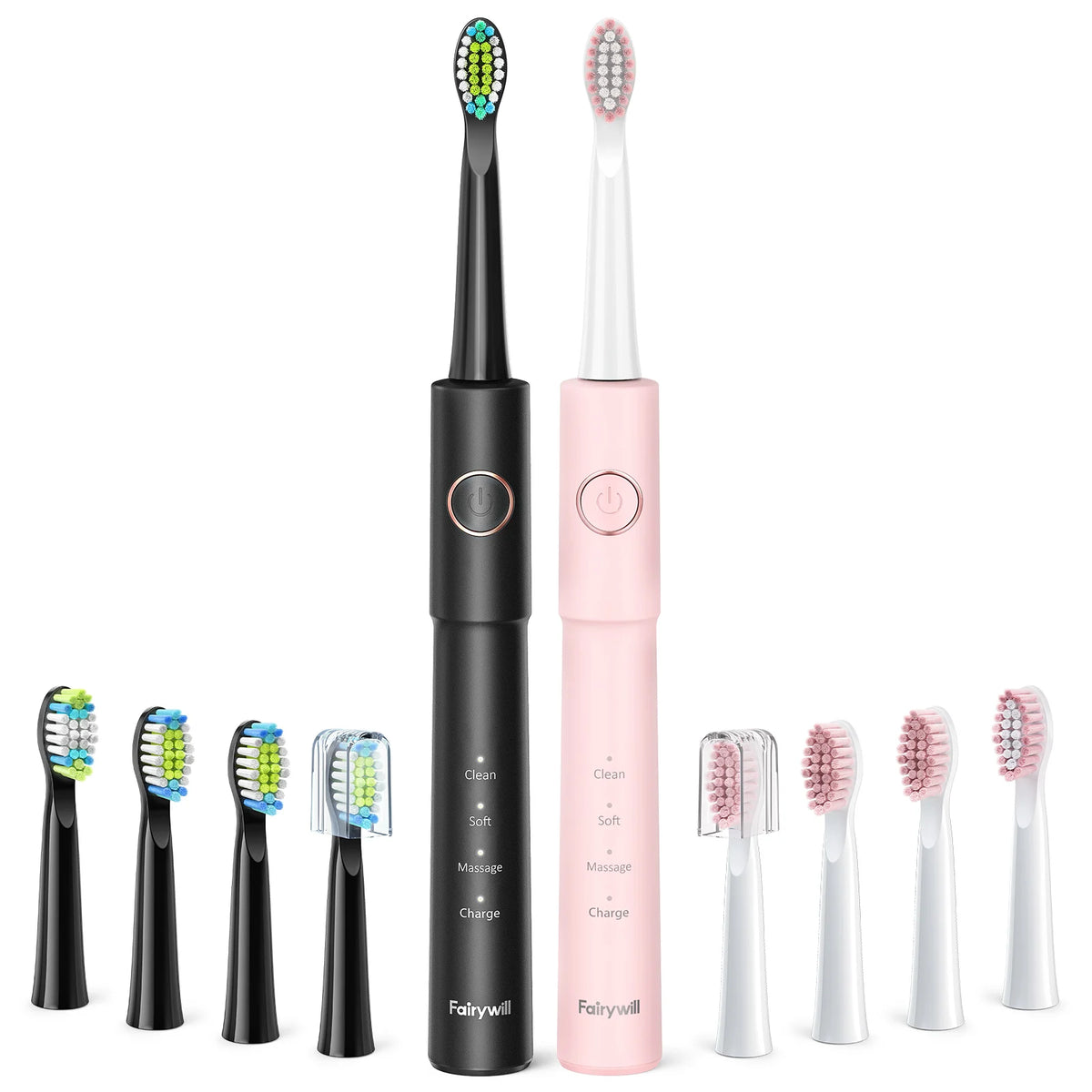Fairywill Sonic Electric Toothbrush E11 Waterproof Usb Charge