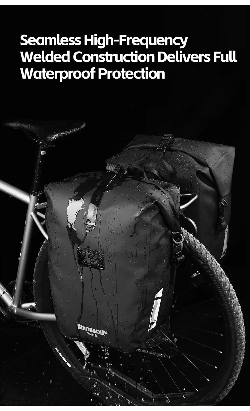 Rhinowalk Bicycle Pannier Bag Waterproof 6l 12l 20l