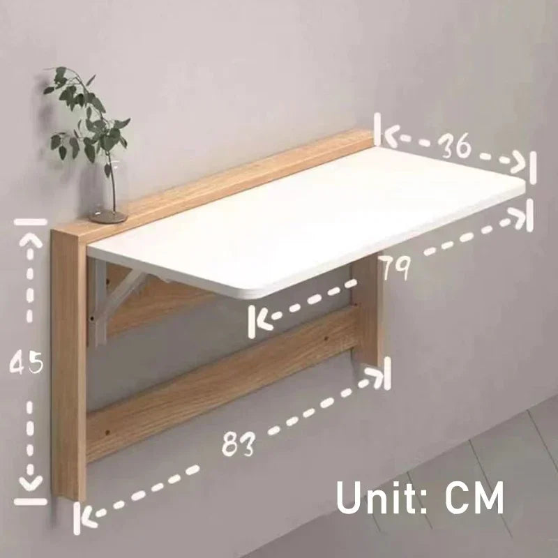 Floating Wall Shelves Folding Organizers Storage Rack Desk