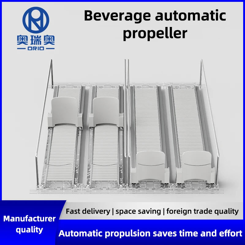Automatic Soda Can Dispenser Retail Transparent Slide Rail