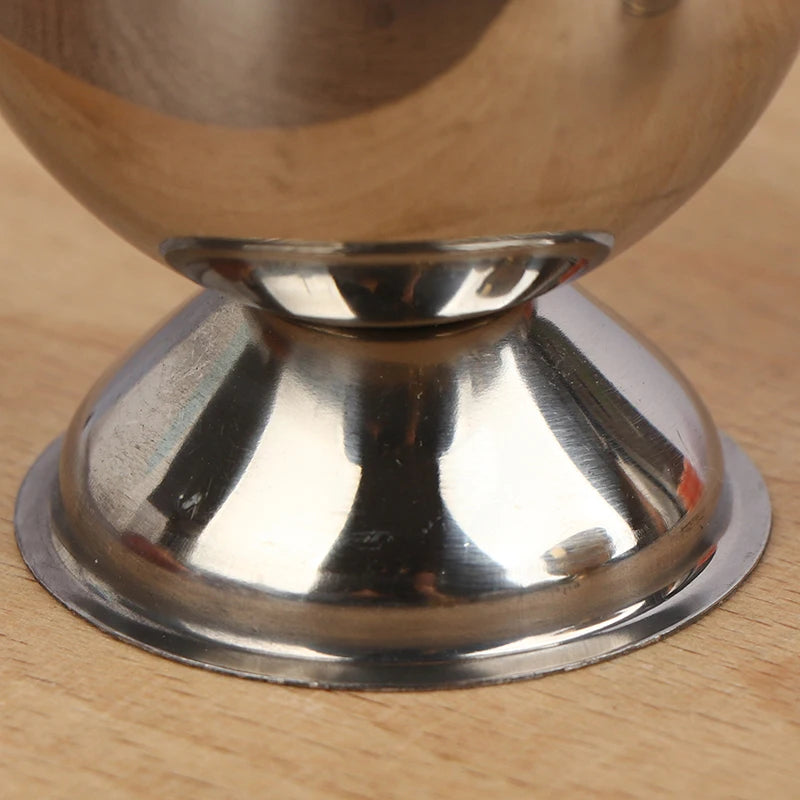 4pcs Egg Cups Handy Stainless Steel Boiled Egg