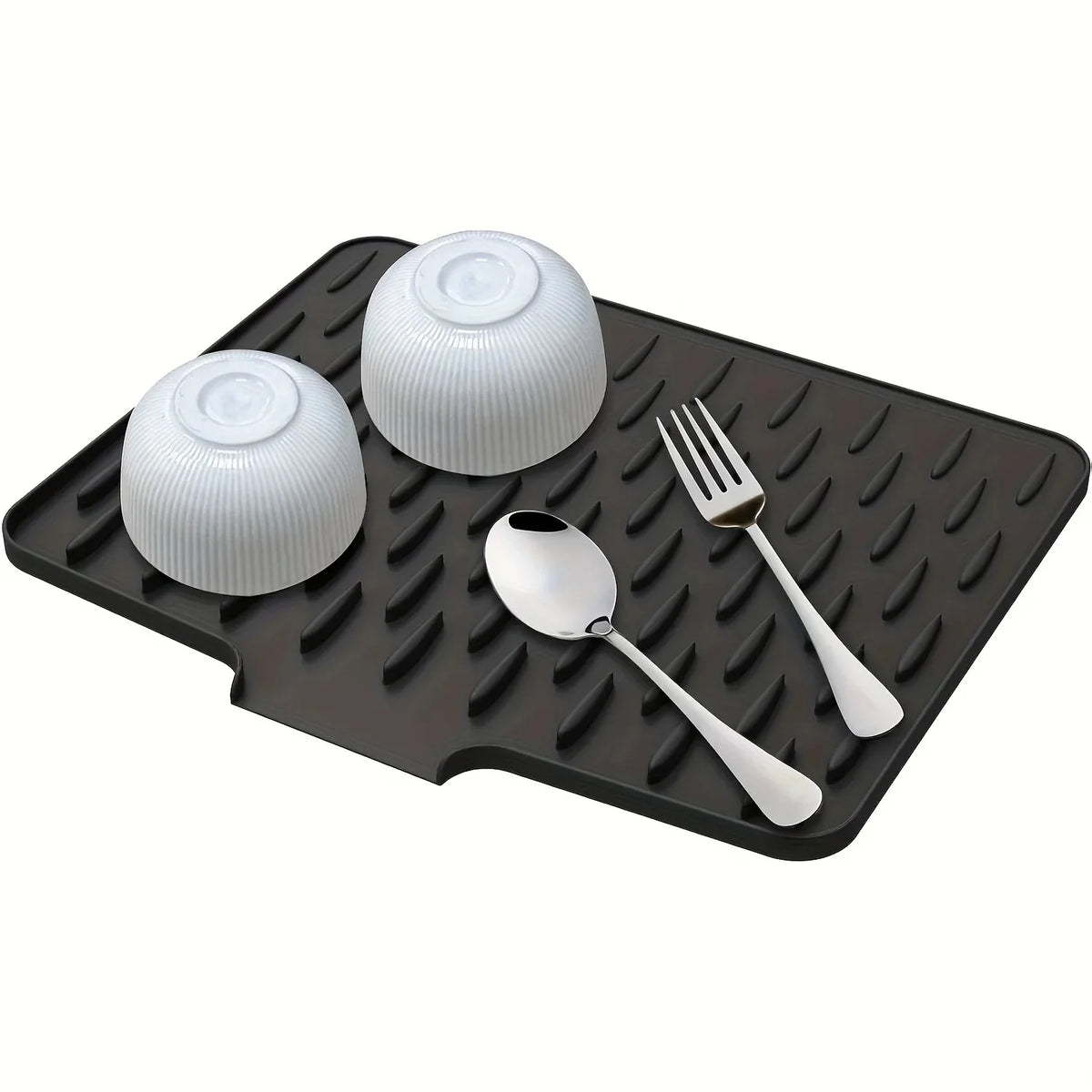 Silicone Drain Mat Built-In Drainage Design Easy To