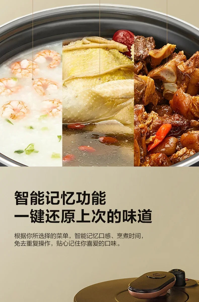 Midea Large-Capacity Intelligent High-Pressure Rice Cooker