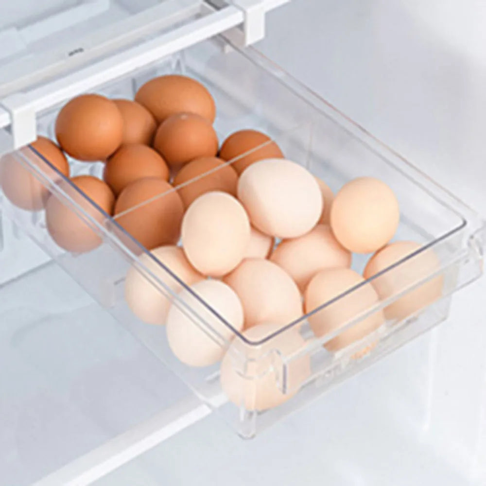 Fridge Organizer Storage Rack Fridge Freezer Shelf Pull-Out