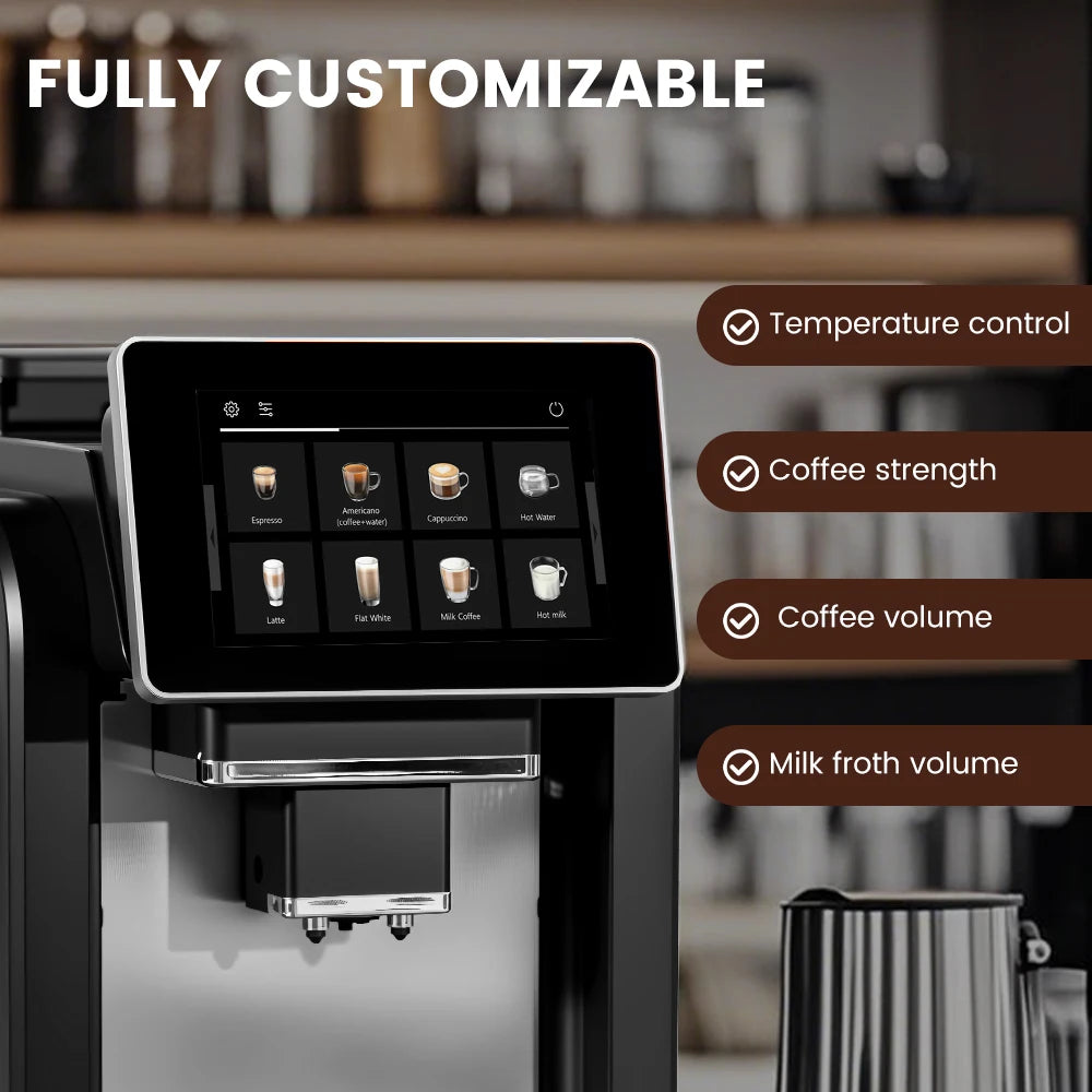 Mcilpoog Ws817 -7 Colorfautomatic Espresso Machine Milk Frother