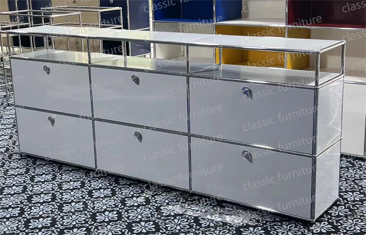 Modular Module Furniture Customized Metal Stainless Steel Cabinet