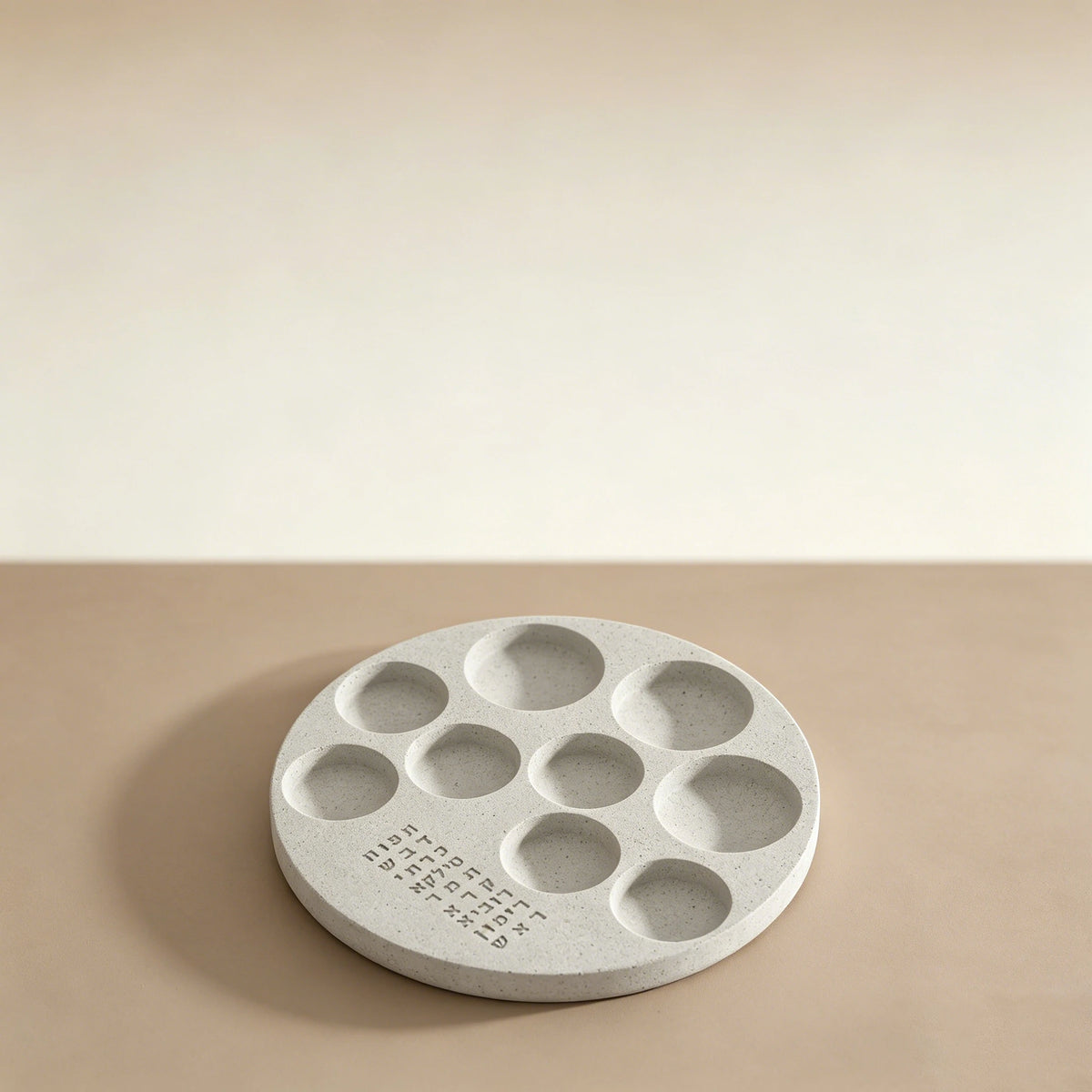 Rosh Hashanah Simanim Dish Silicone Mold Hebrew Alphabet