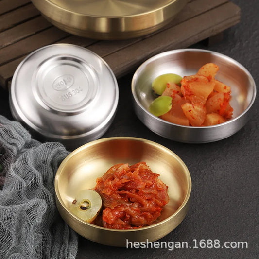 Korean 304 Stainless Steel Sauce Dish Small Dish