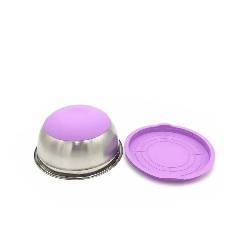Colors Stainless Steel Mixing Bowl Lid Egg Mixer
