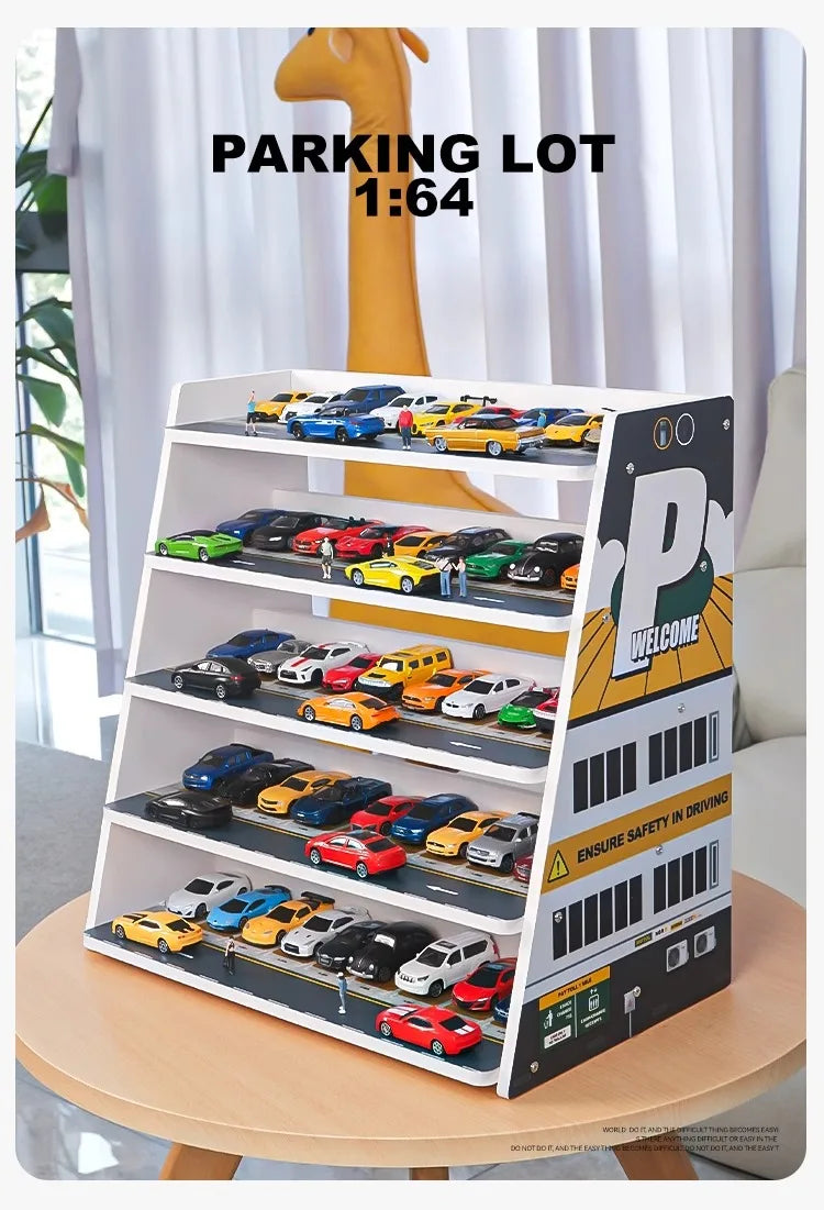 Collector 1/64 Trapezoidal Parking Lot Storage Rack Alloy