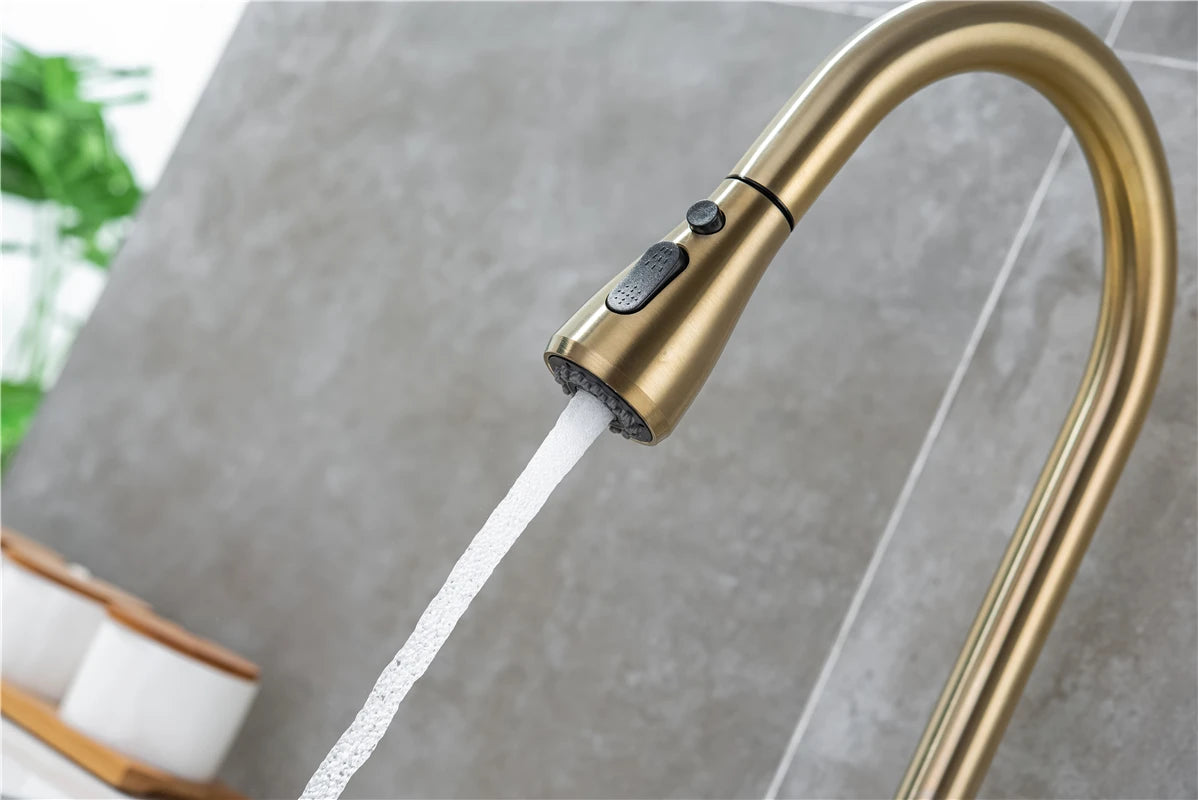 Smart Touch Sink Faucets Stainless Steel Pull Out
