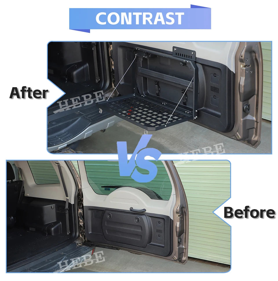 Hebe Trunk Storage Rack Table Tailgate Shelf Mitsubishi