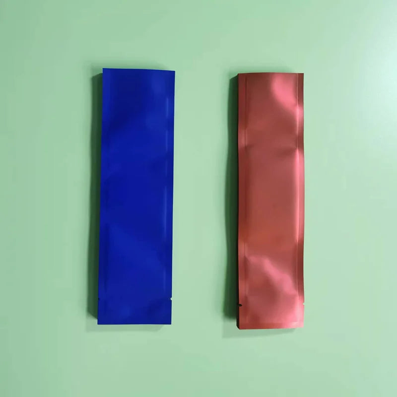 100pc Small Heat Sealable Foil Bags Colors Mylar