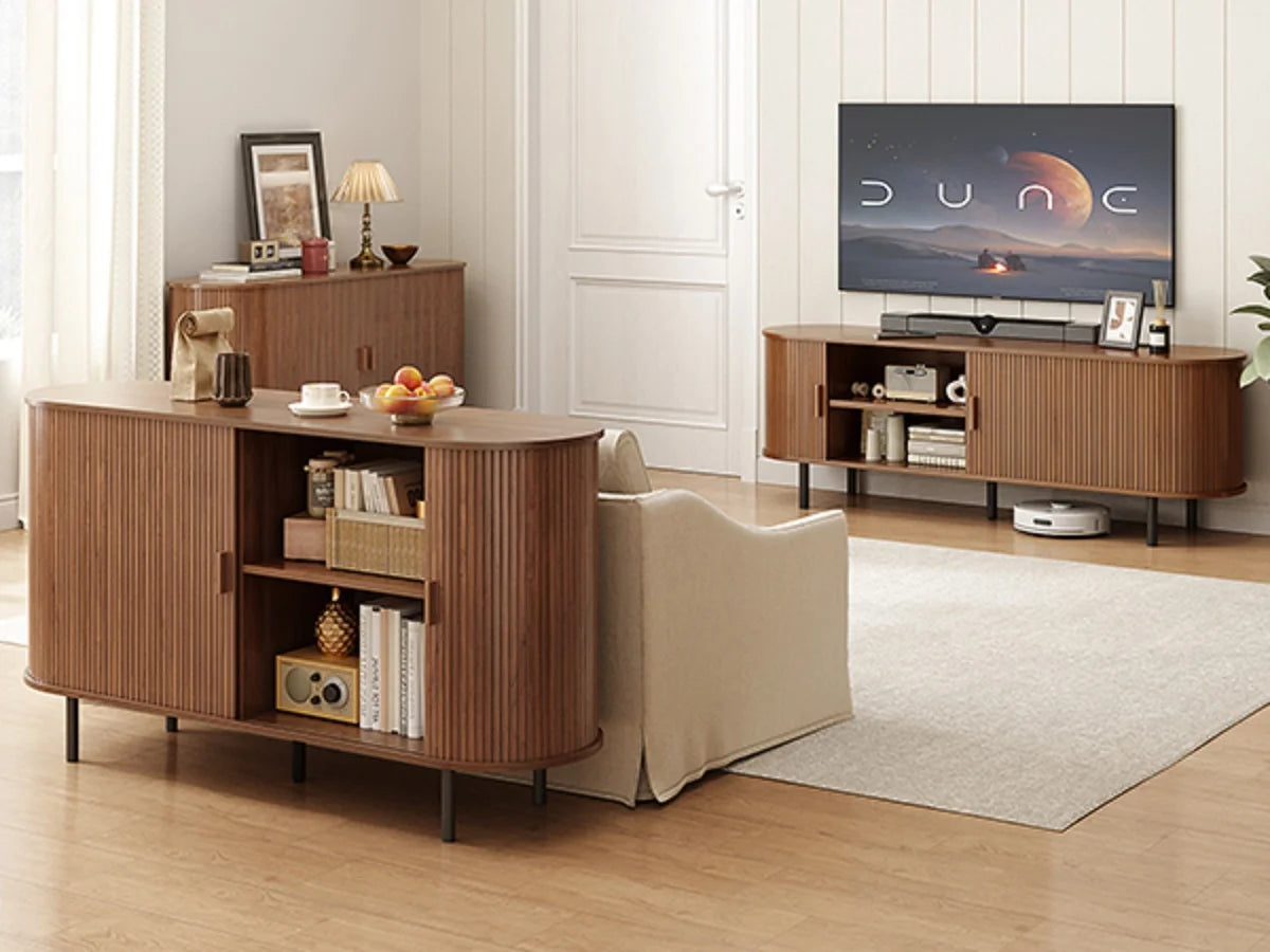 55 Sideboard Buffet Cabinet Storage Cabinet Adjustable Shelf
