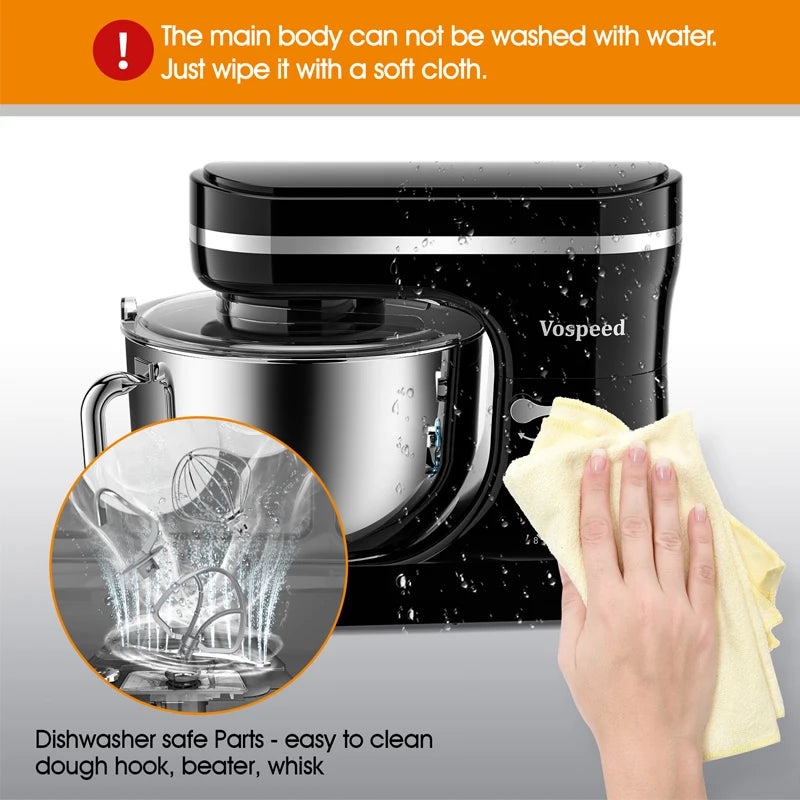Powerful Stand Mixer Electric Blender Desktop Egg Whisk