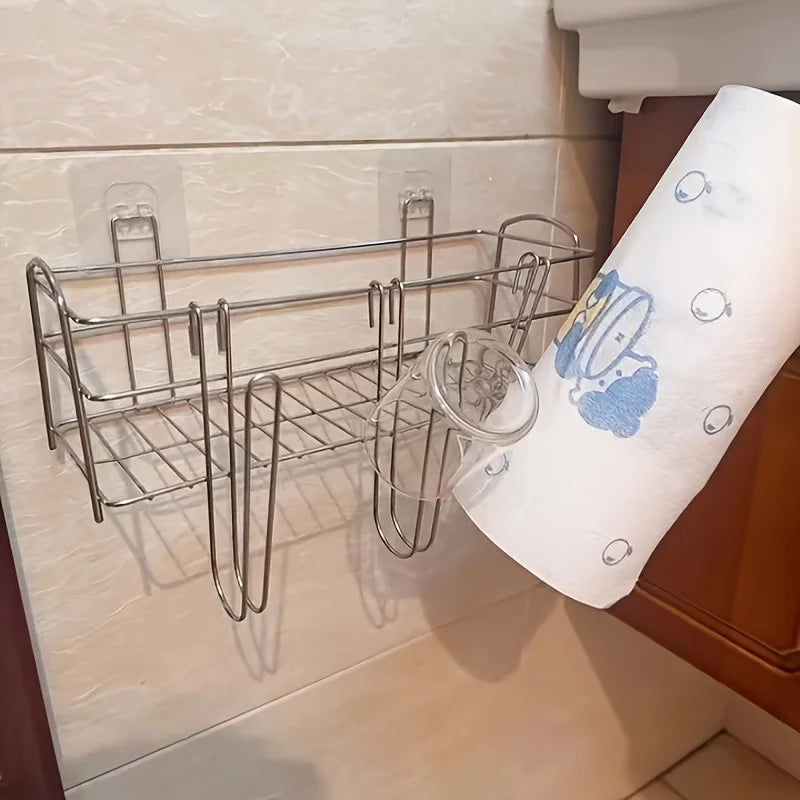 Storage Rack Hanging Cup Drying Rack Water Bottles