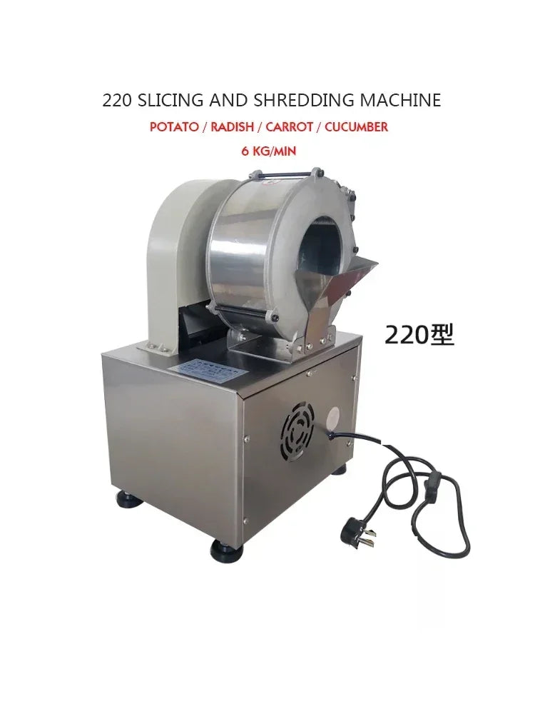 220v/180w Automatic Potato Radish Slicing Machine Multi-Function