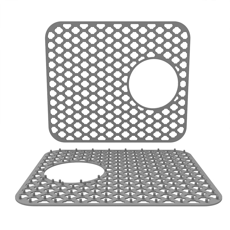 Sink Silicone Mat Anti-Scratch Honeycomb Pad Dishwashing Basin