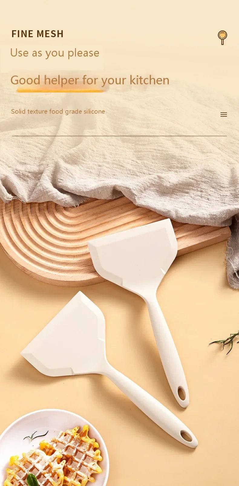 Silicone Ware Cooking Utensils Spatula Beef Meat Egg