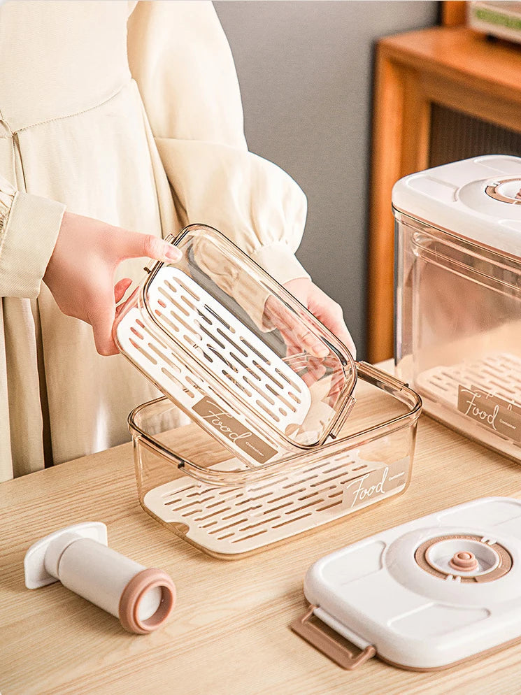 Vacuum Food Storage Box Fresh-Keeping Canister Sealed Storage