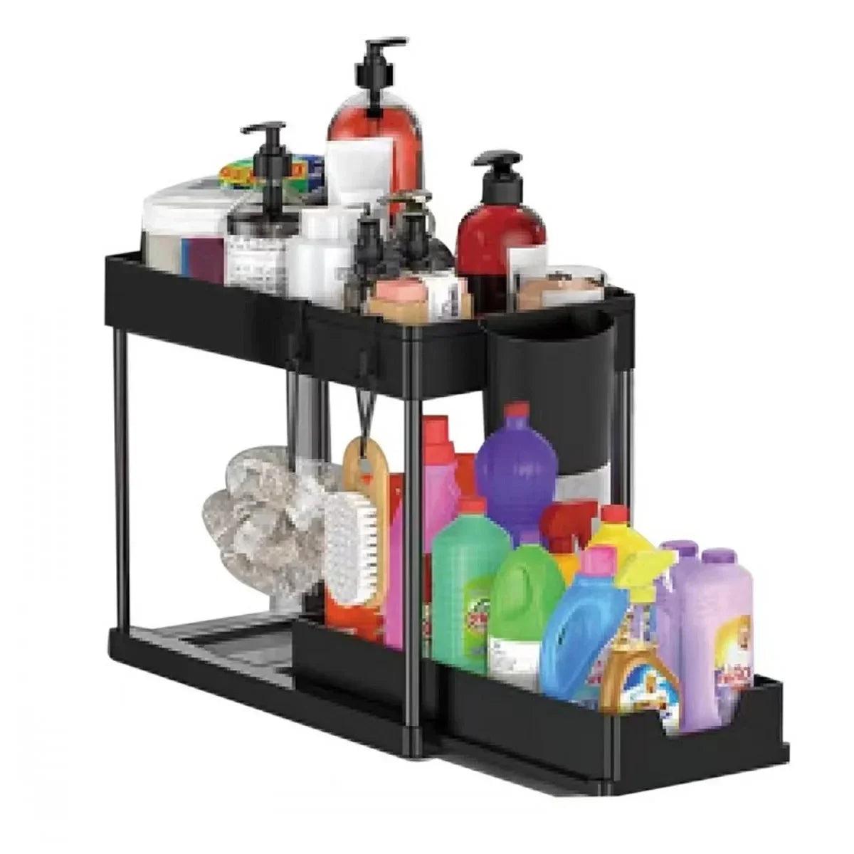 Tier Under Sink Organizer Sliding Cabinet Basket Organizer