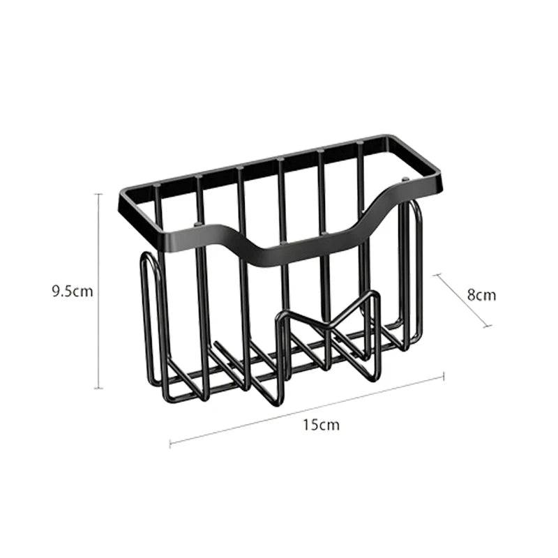 Sponge Holder Sink Adhesive Hook Rustproof Stainless Steel