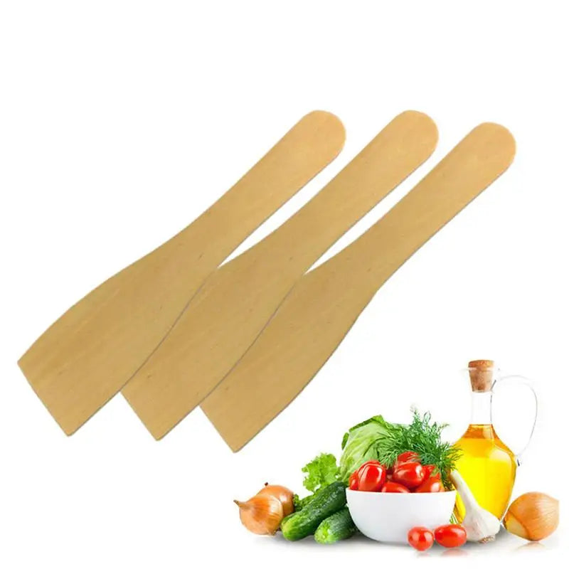 6pcs Wooden Spatula Cooking Non Stick Eco Friendly