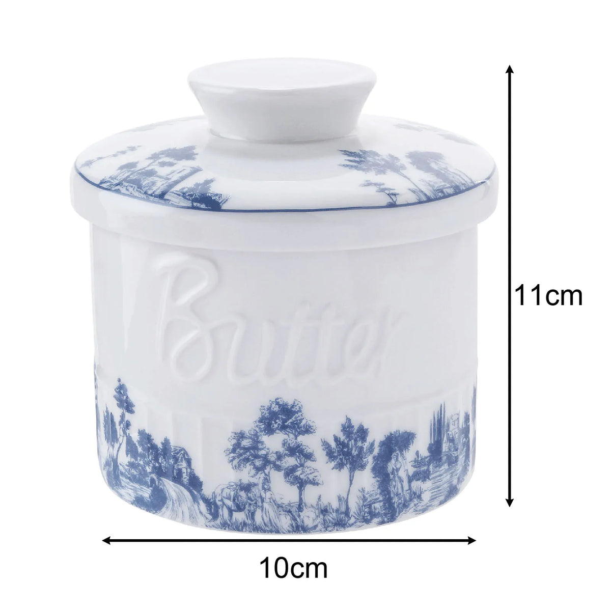 Ceramic Butter Container French Butter Crock Lid Butter
