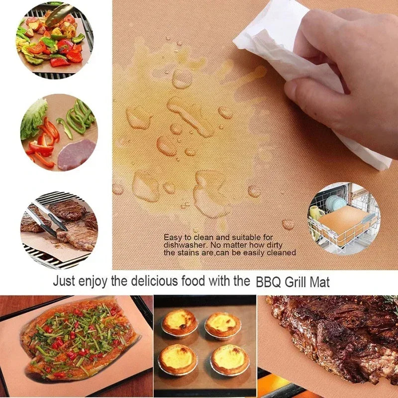 6/7/8/9/10/50pcs Kithchen Bakeware Oil-Proof Paper Reusable