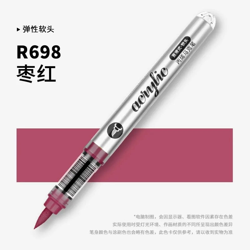Grasp 120/1 Colors Acrylic Markers Brush Tip Paint