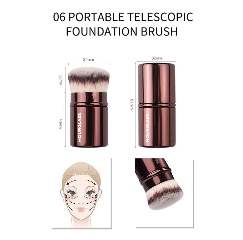 Hourglass Cruelty Makeup Brush-19brushes Blusher Powder