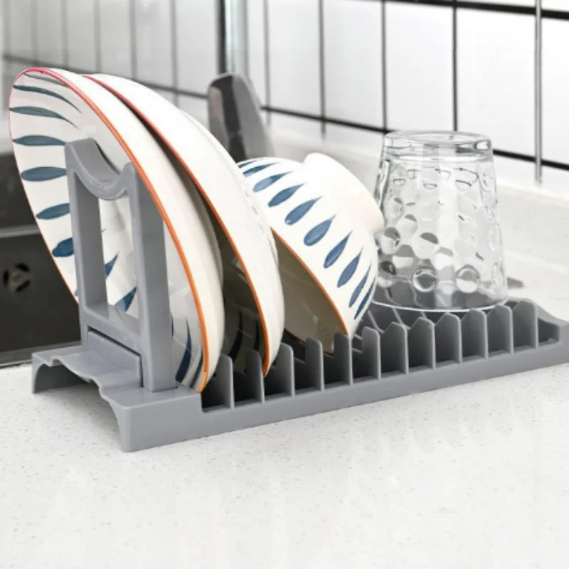 Dishware Storage Rack Sink Disposal Shelf Use Tabletop