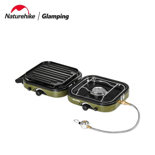Naturehike Folding Double Gas Furnace Outdoor Cookware Camping