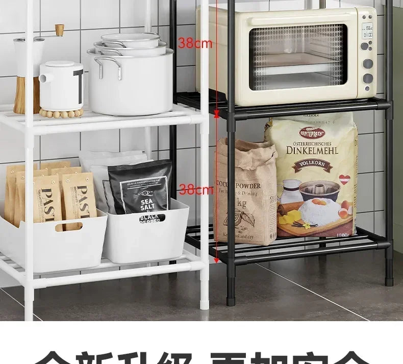 Multi-Layer Removable Storage Cart Floor-To-Ceiling Storage Rack