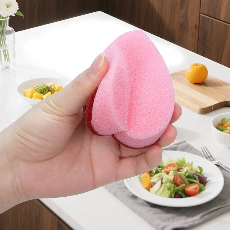 5/12pcs Non-Scratch Dish Sponge Dual Sided Sponges Dishes