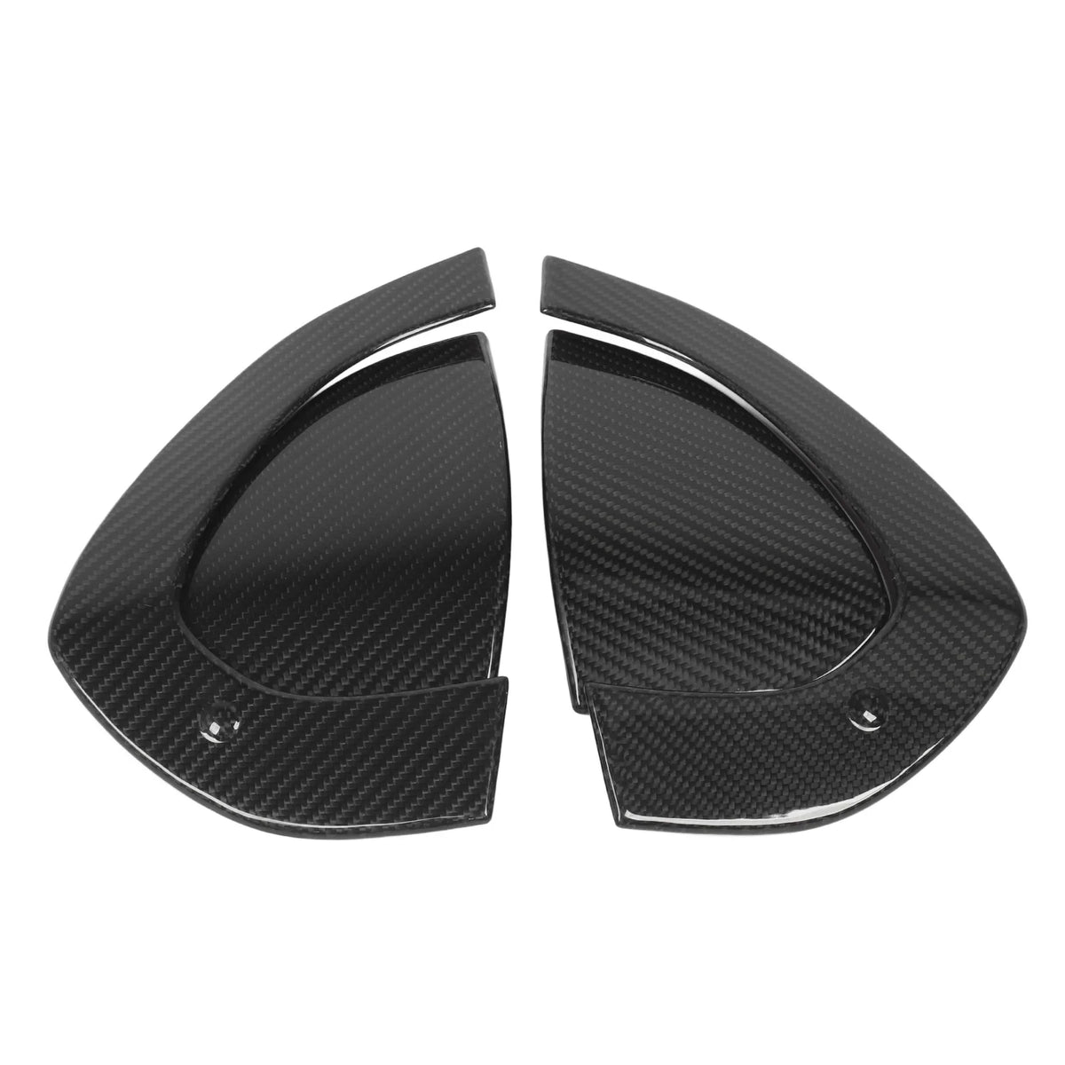 4pcs Exterior Door Handle Cover Carbon Fiber Outer