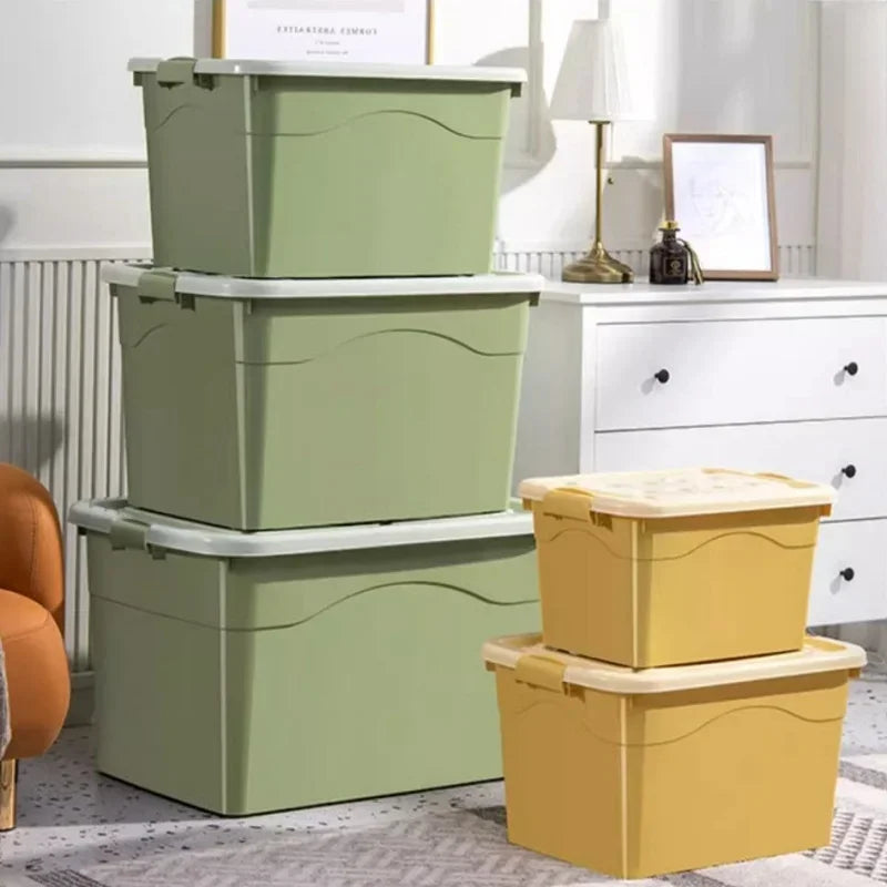 Extra Large Plastic Storage Box Heavy-Duty Reinforced Moving