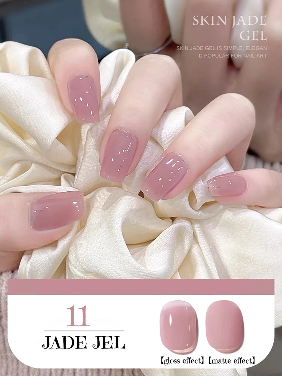 1-30pcs Zh Ice Transparent Nude Gel Nail Polish