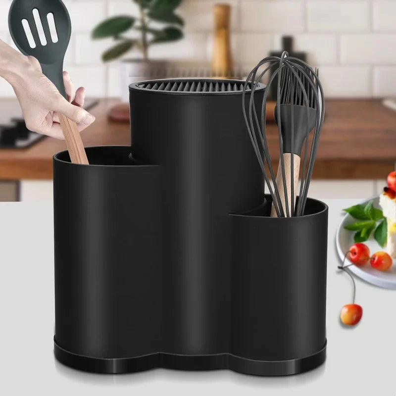 Knife Holder Multi-Function Utensil Stand Knife Block Pp