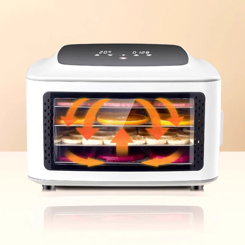 4-Layer Food Dehydrator Machine 400w Stainless Steel Drying