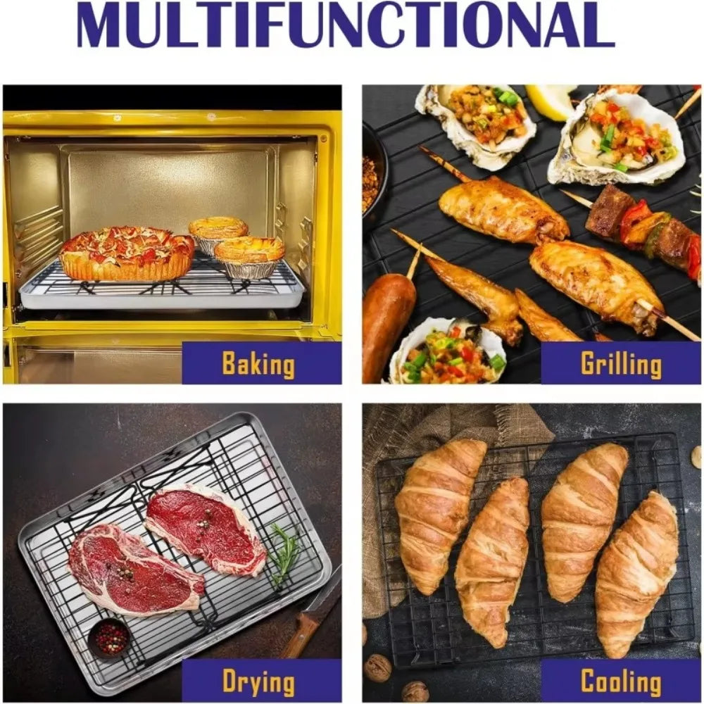 Stainless Steel Bread Cake Cooling Rack Carbon Steel