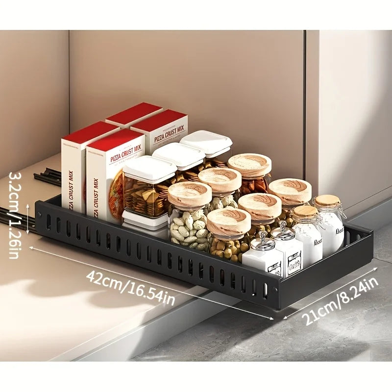 Pots Pans Organizer Under Cabinet Pull-Out Pots Pans